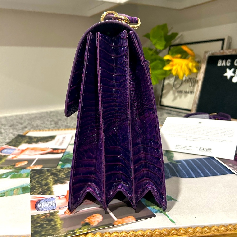 Brahmin Royal Purple Hallie - Picture 14 of 16